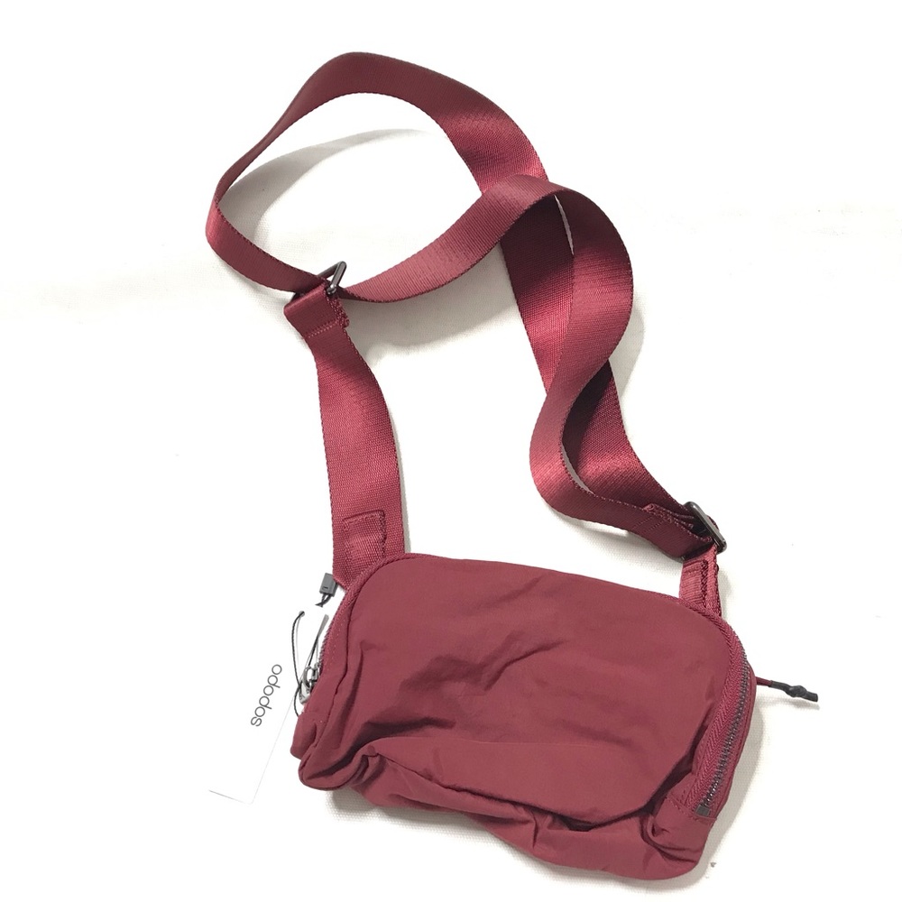 Ododos Unisex Mini Belt Bag with Adjustable Strap Small Waist Pouch Travel Fanny
